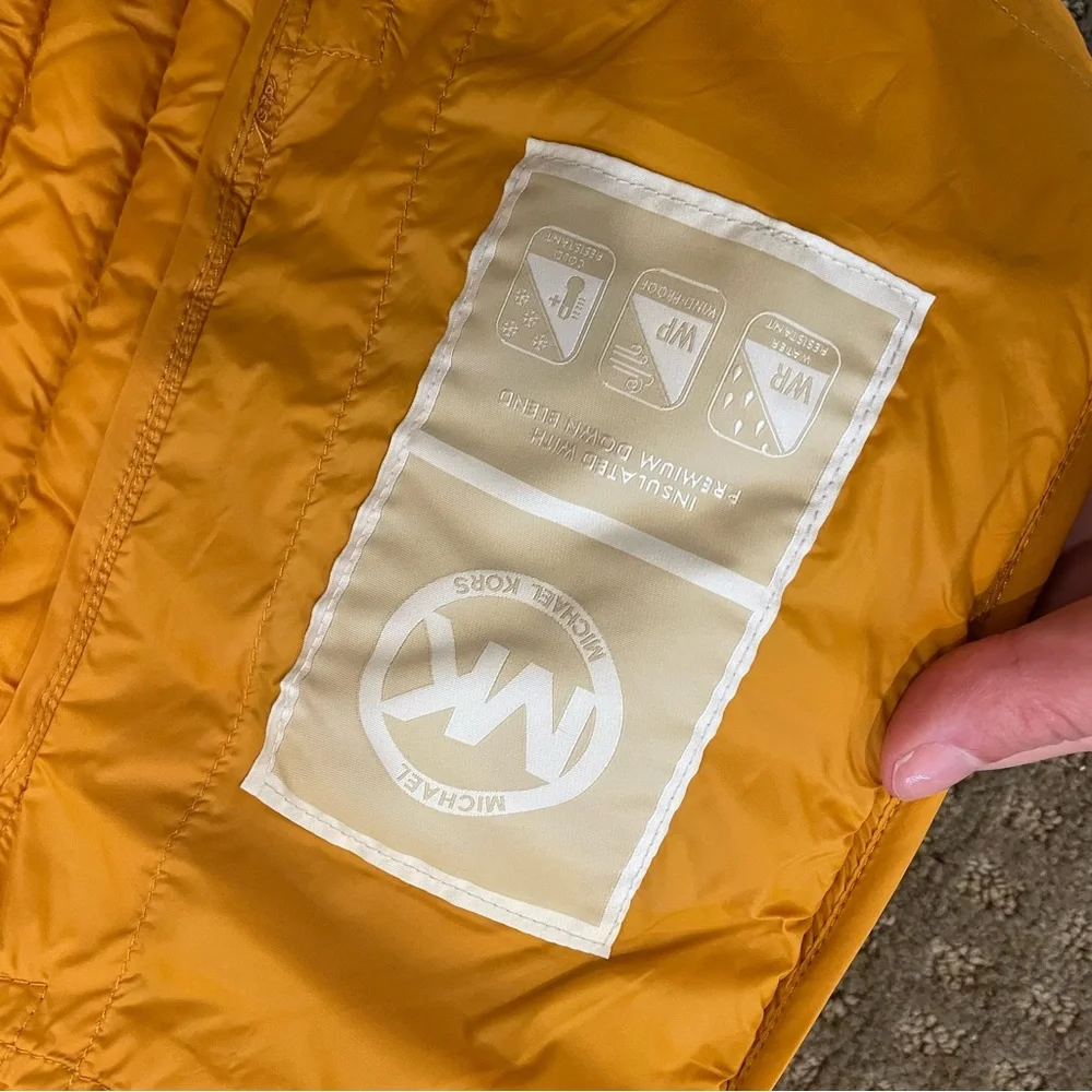 MICHAEL Michael Kors Orange Puffer Jacket - Picture 10 of 11